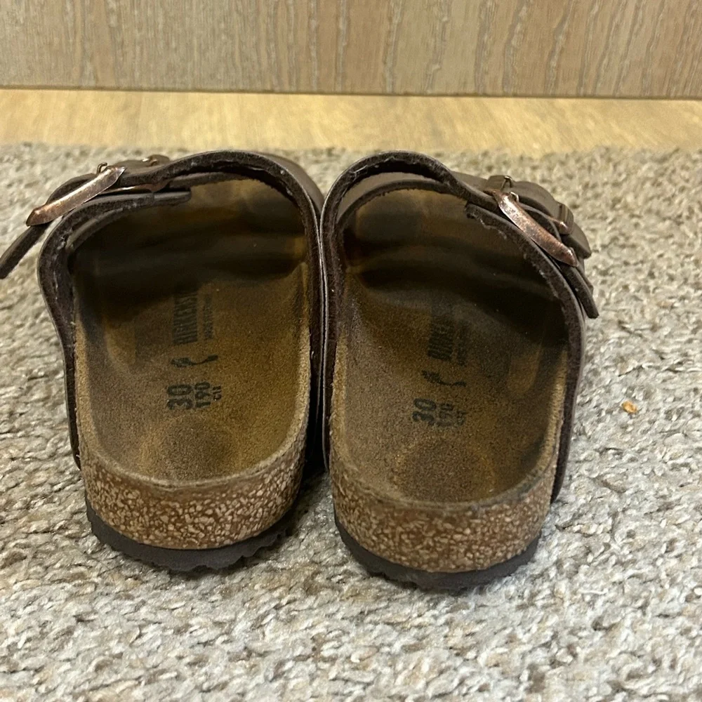 Birkenstock Arizona Sandals Mocha Unisex Child's Brown Size 30 12 Outdoor Summer